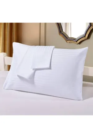 Pillow Cases With Frill - (Classic White) 01pc - (18"x27" Inch)