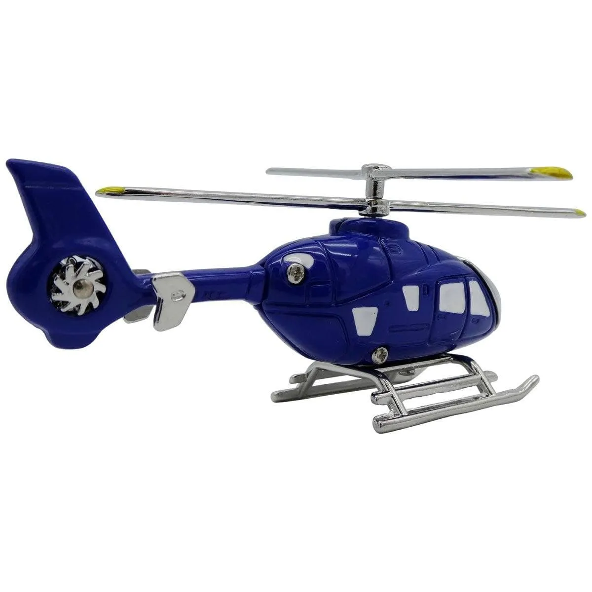 Pilot Toys Blue Helicopter Desk Clock