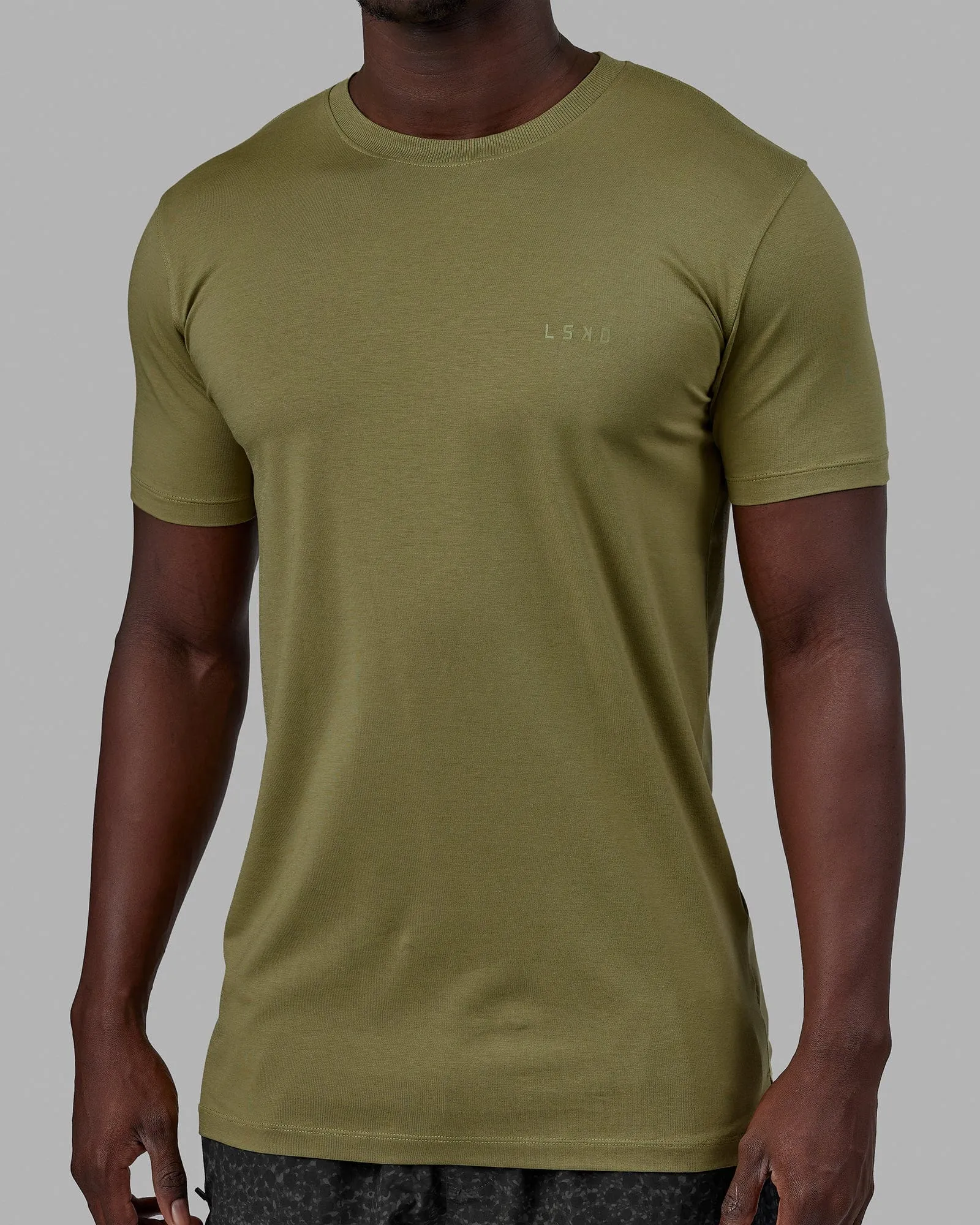 PimaFLX Tee - Moss Stone