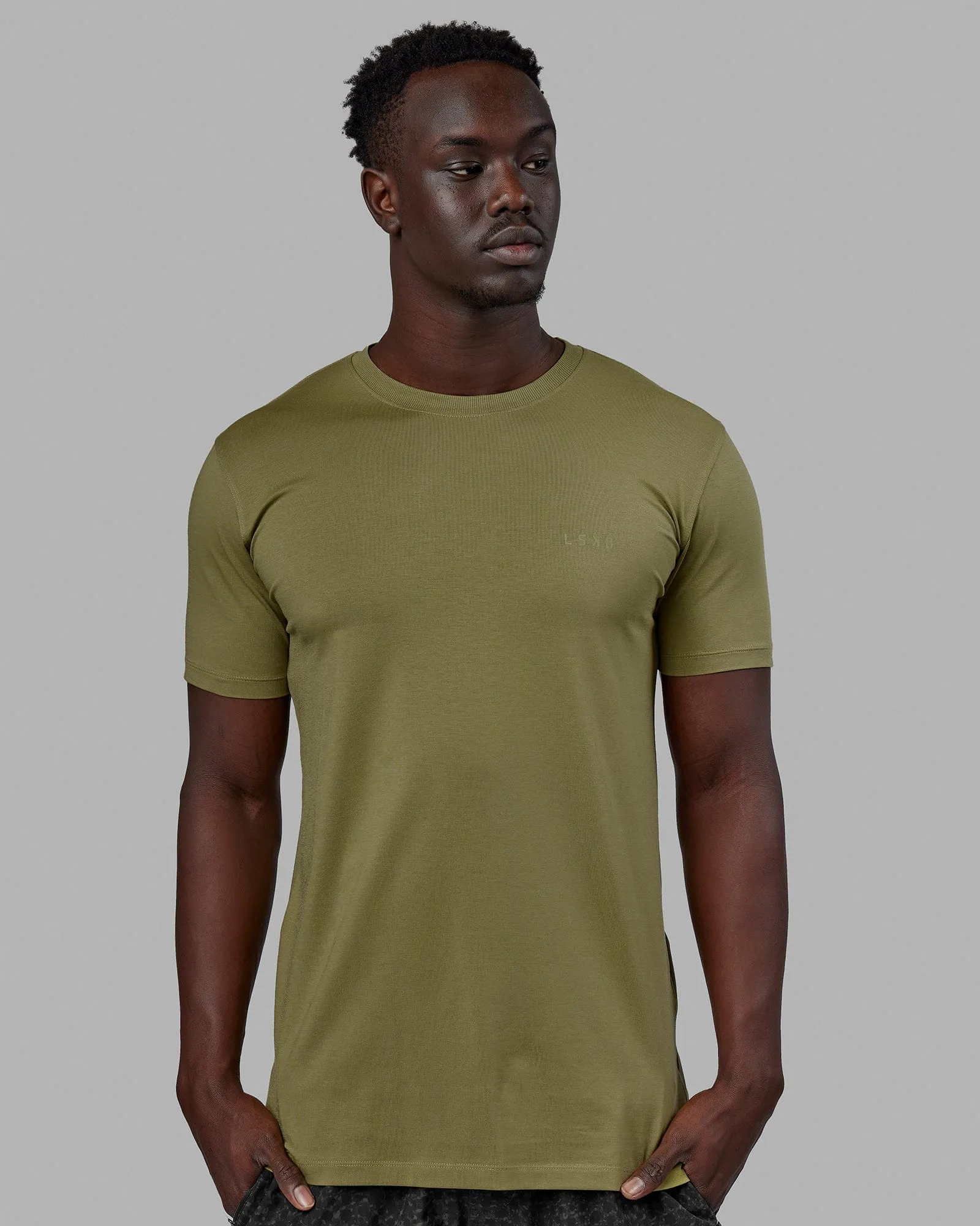 PimaFLX Tee - Moss Stone