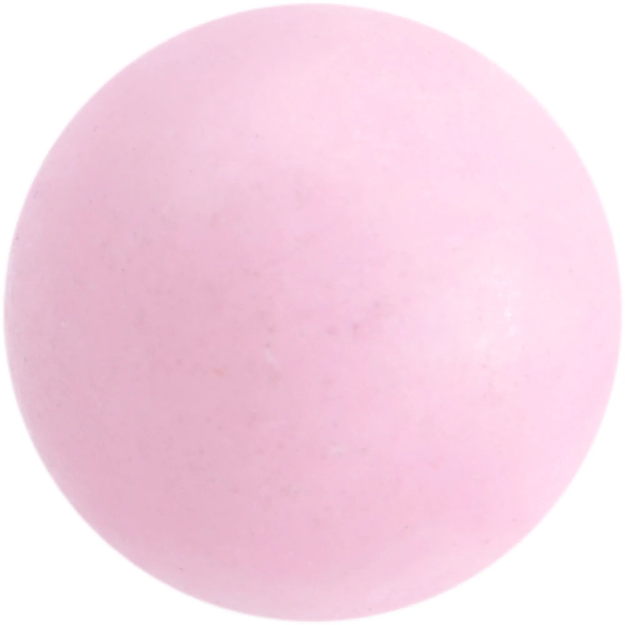 Pink Rose Quartz End Barbell Tongue Ring