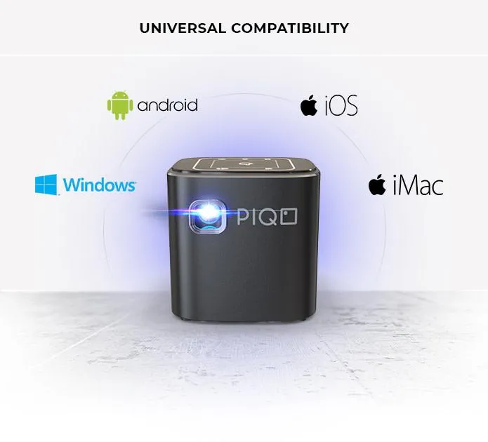 PIQO Projector - The world's smartest 1080p mini pocket projector