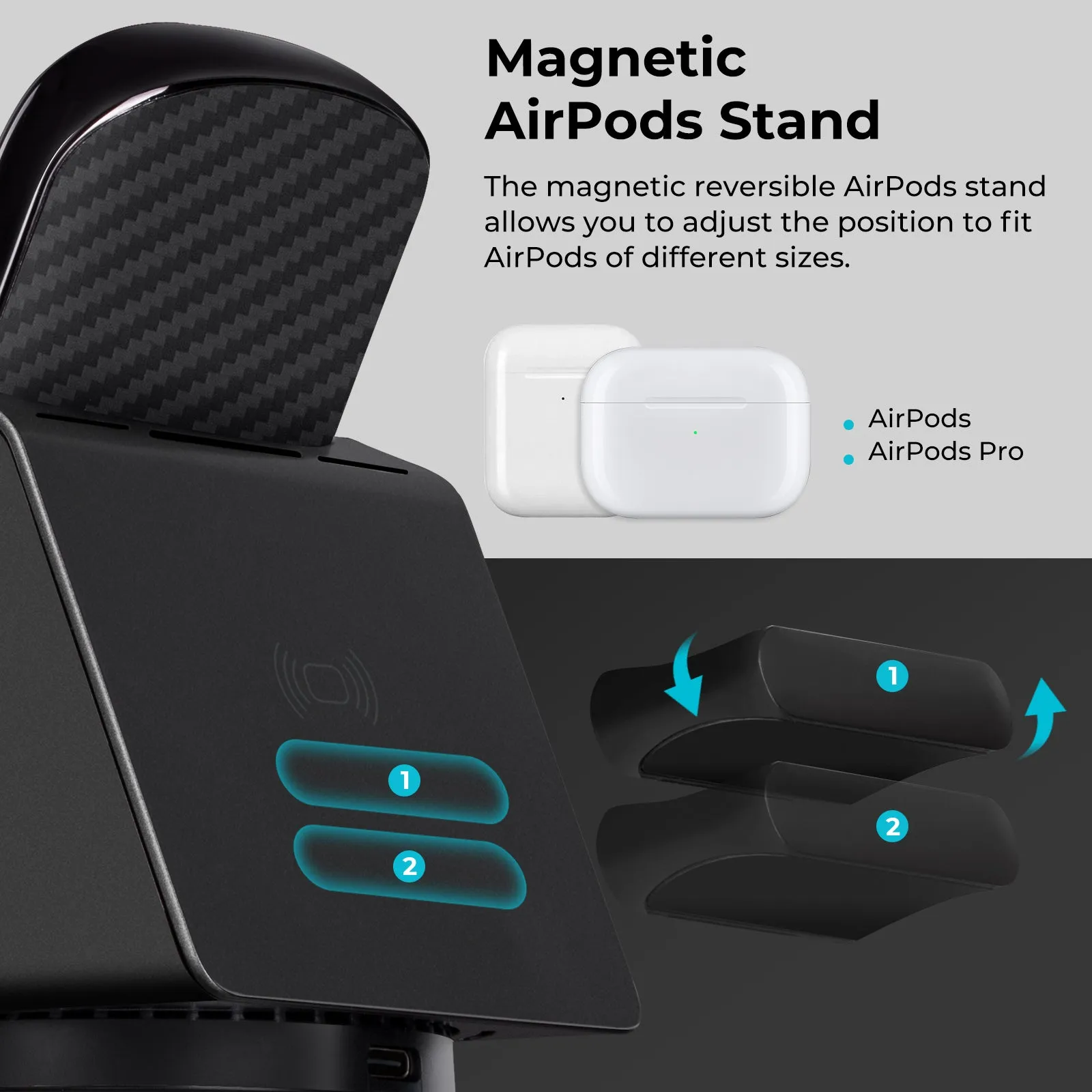 Pitaka MagEZ Slider 4-in-1 Wireless Charger   Power Dongle for Apple Watch