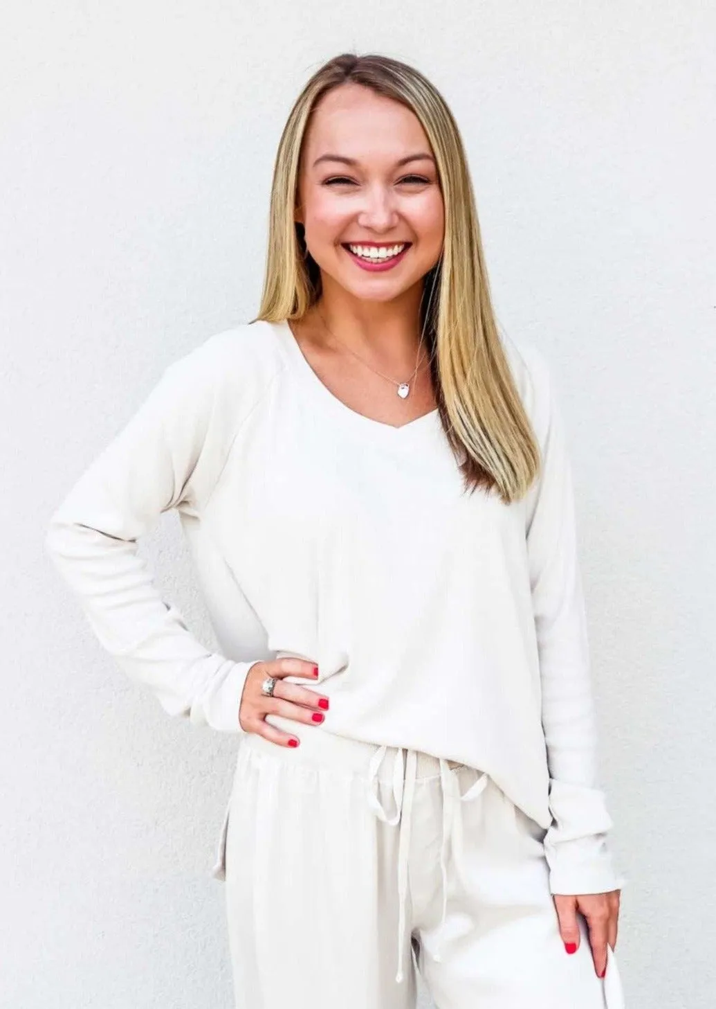 PJ Harlow Frankie Top in EggNog