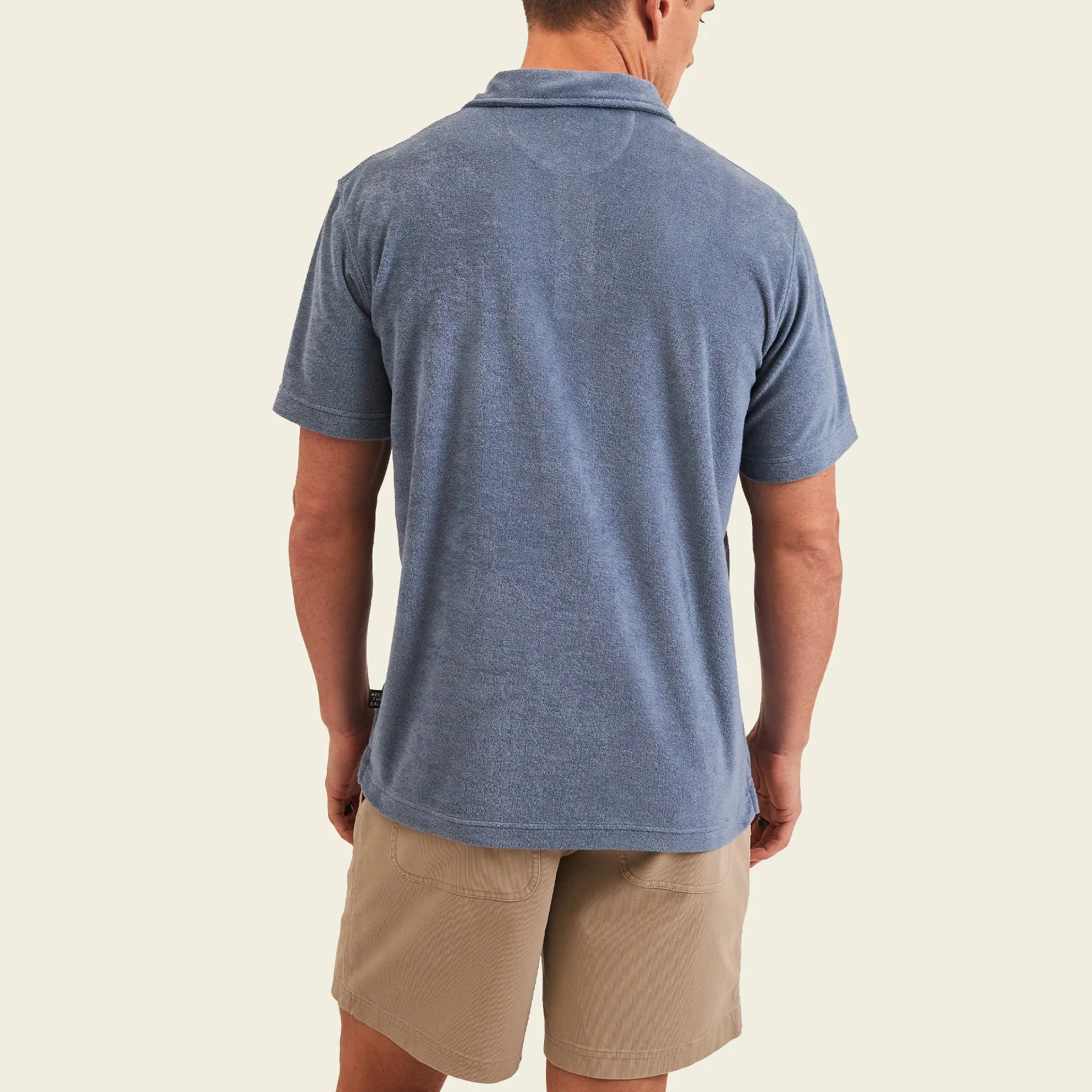 Plusherman Terry Polo-Blue Mirage
