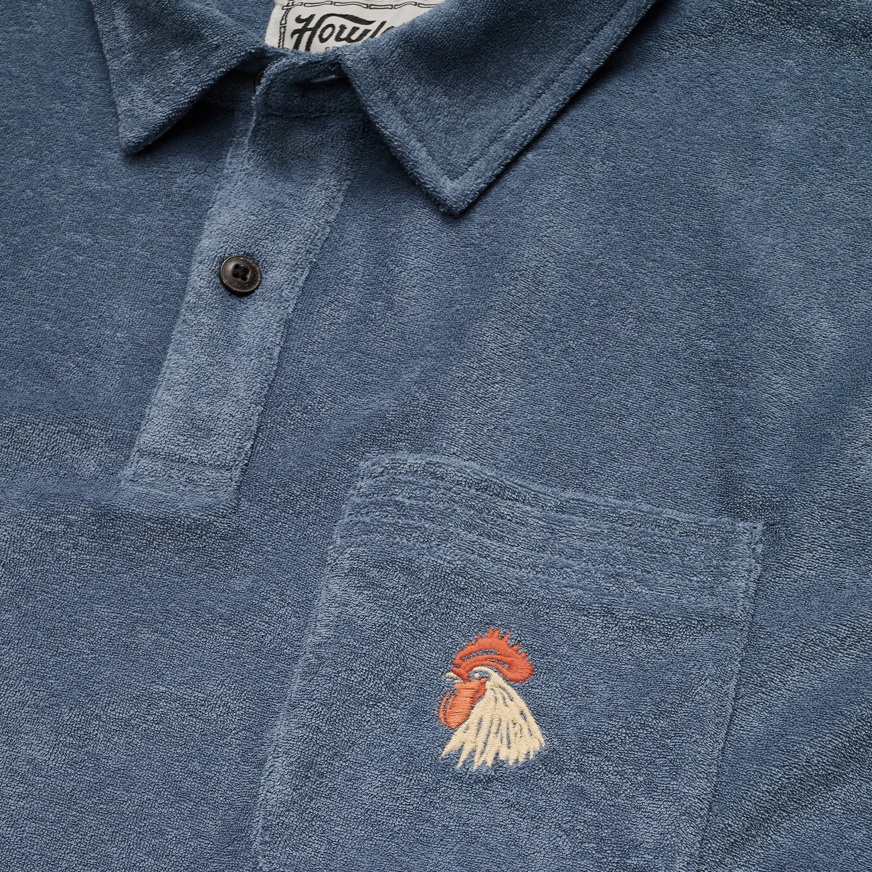 Plusherman Terry Polo-Blue Mirage