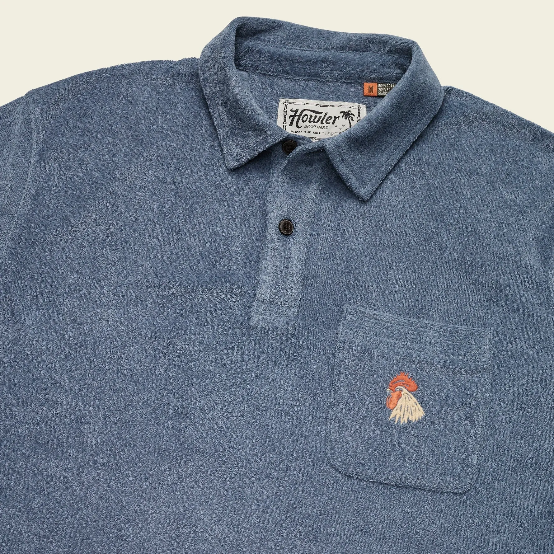Plusherman Terry Polo-Blue Mirage