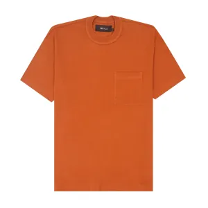POCKET BOX TEE V4 IN TANGERINE