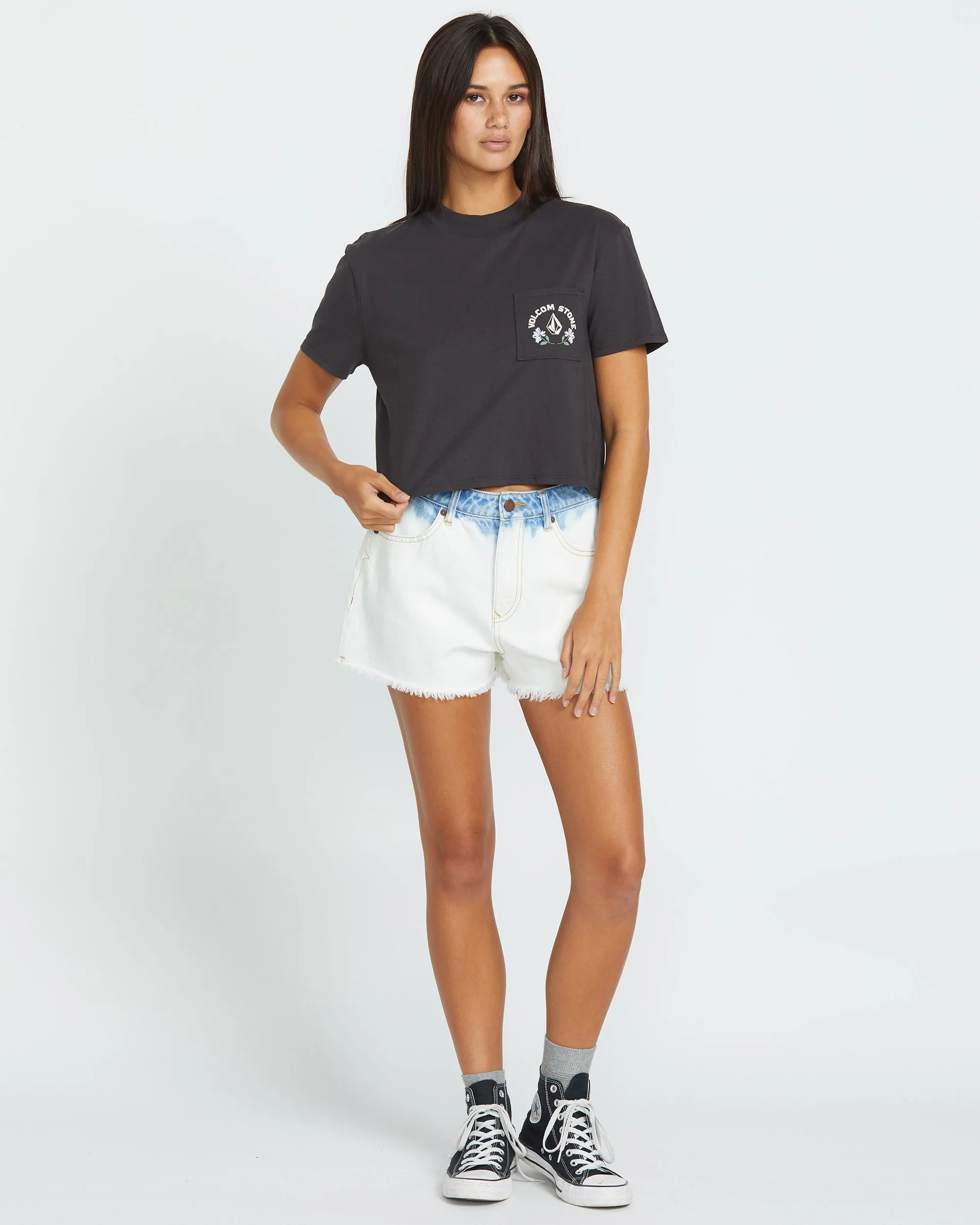 Pocket Dial T-shirt - VINTAGE BLACK