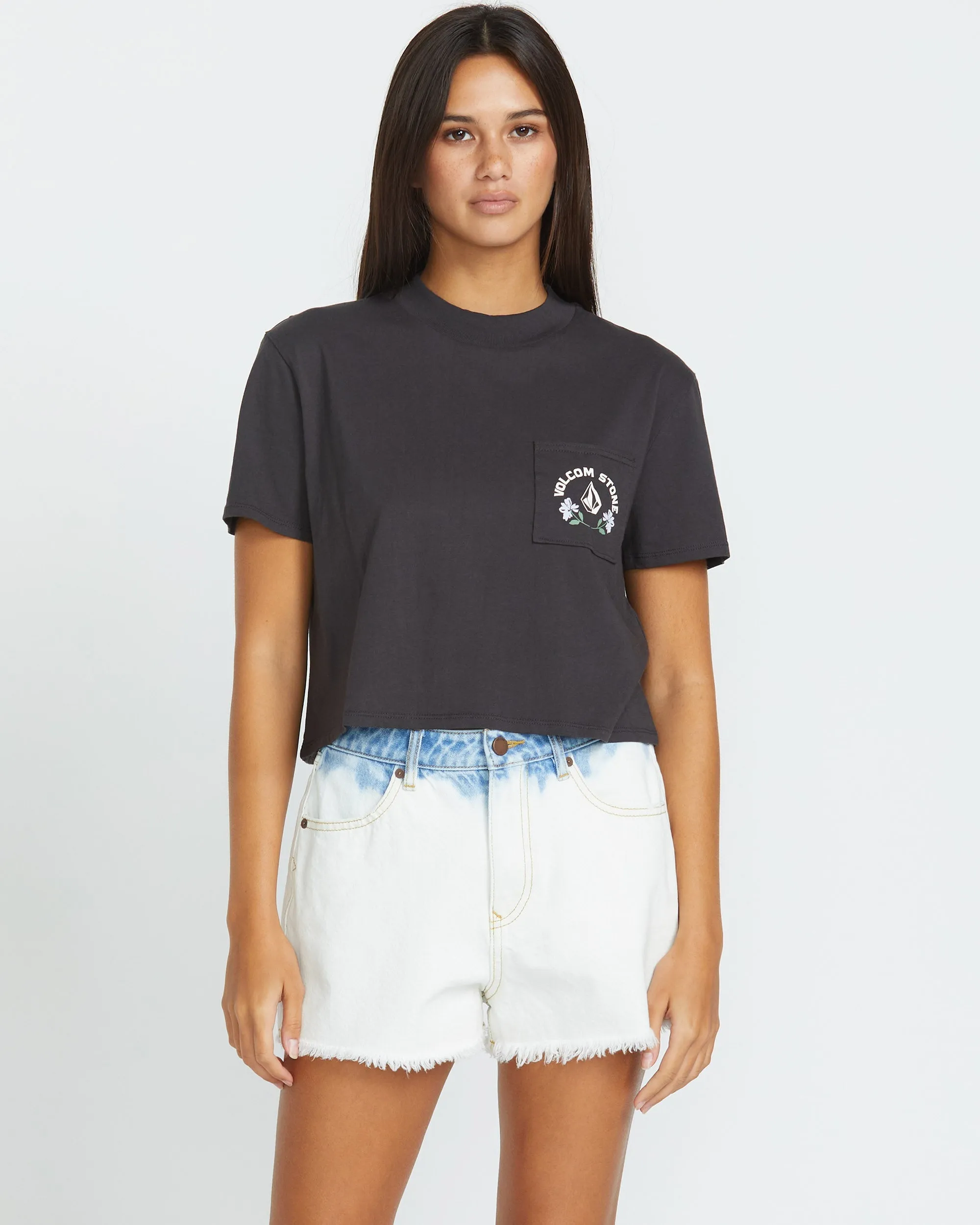 Pocket Dial T-shirt - VINTAGE BLACK