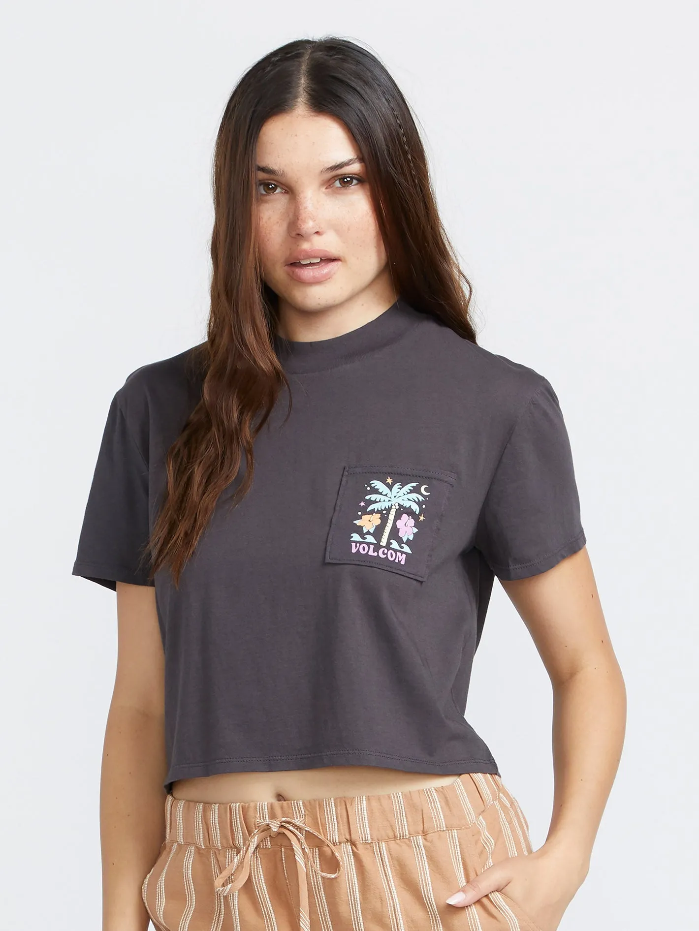 Pocket Dial T-shirt - VINTAGE BLACK
