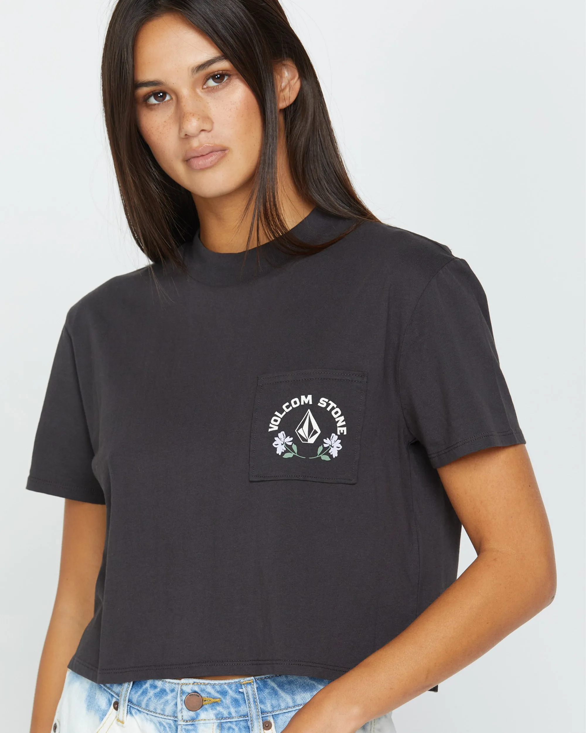 Pocket Dial T-shirt - VINTAGE BLACK