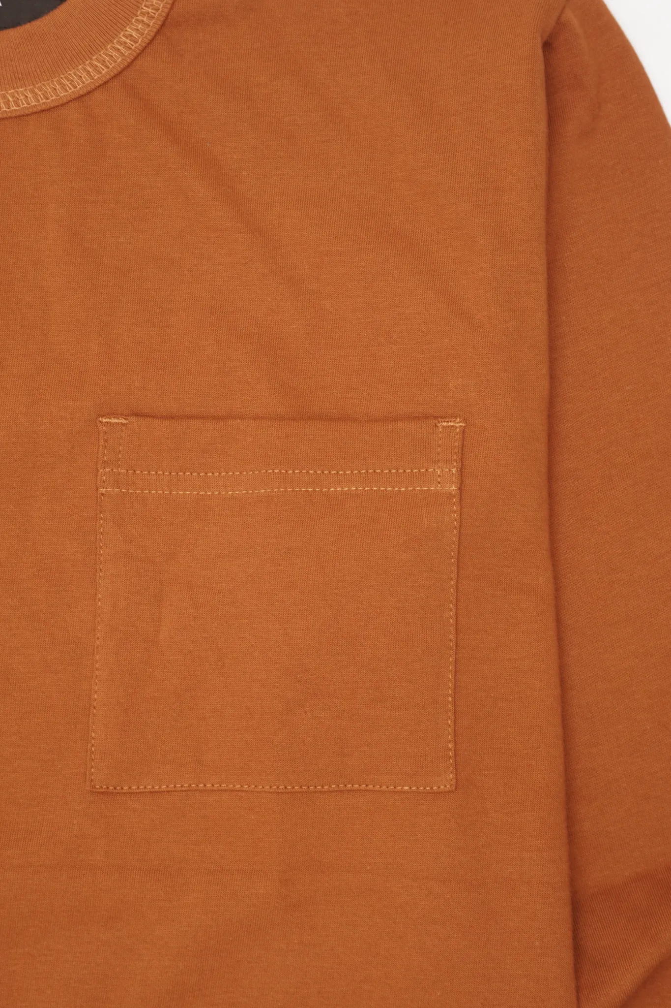 POCKET LONGSLEEVE TEE V3 IN TANGERINE
