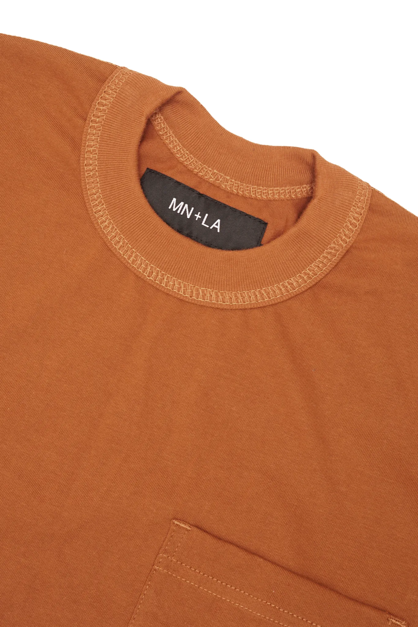 POCKET LONGSLEEVE TEE V3 IN TANGERINE