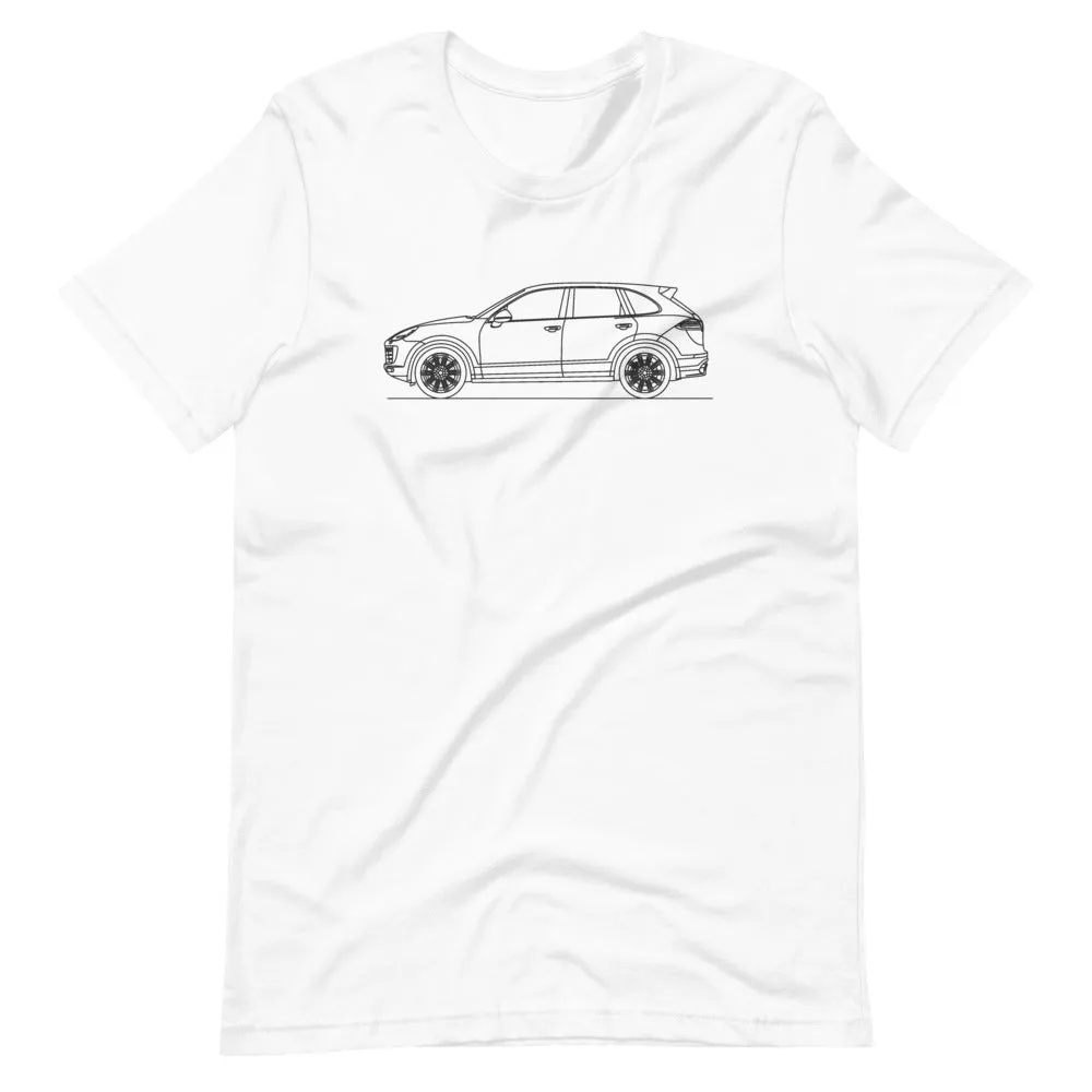 Porsche Cayenne Turbo E2 silhouette T-shirt