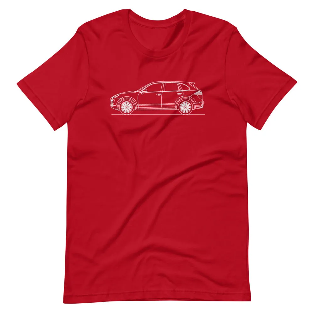 Porsche Cayenne Turbo E2 silhouette T-shirt
