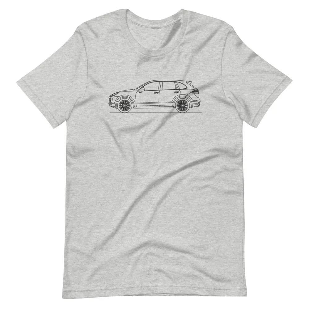 Porsche Cayenne Turbo E2 silhouette T-shirt
