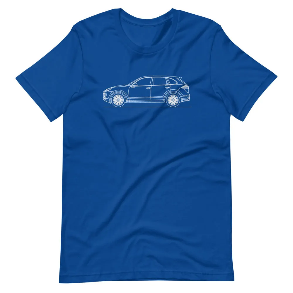 Porsche Cayenne Turbo E2 silhouette T-shirt