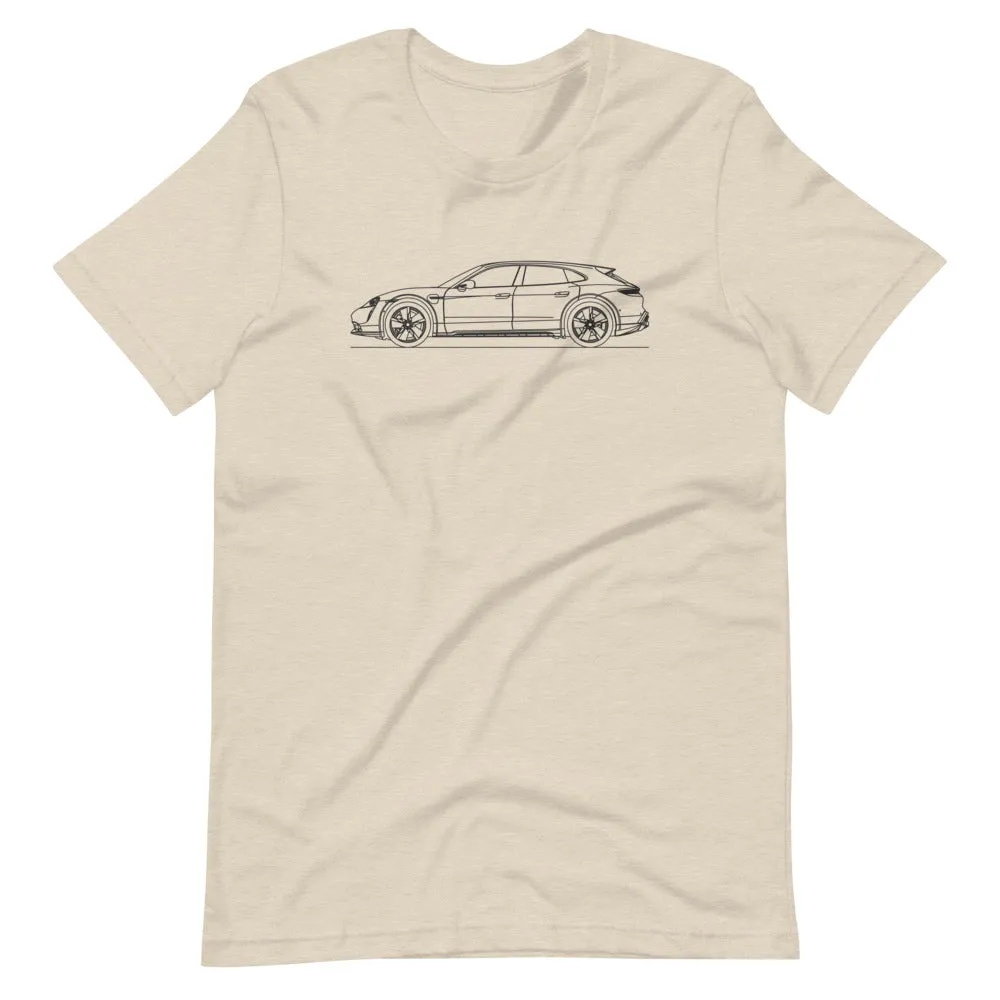 Porsche Taycan Cross Turismo silhouette T-shirt