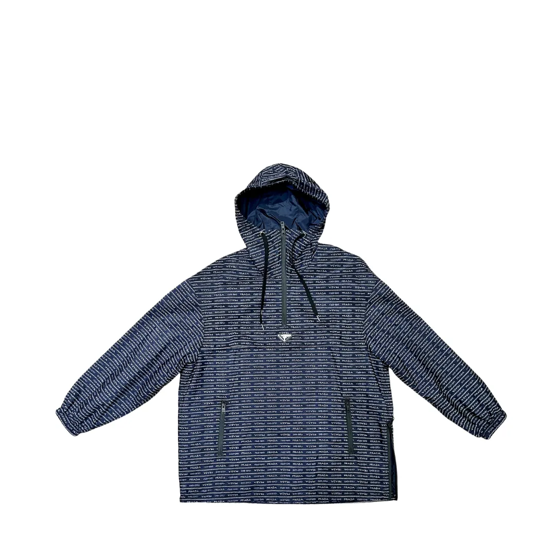 Prada Re-Nylon Logo Anorak Jacket