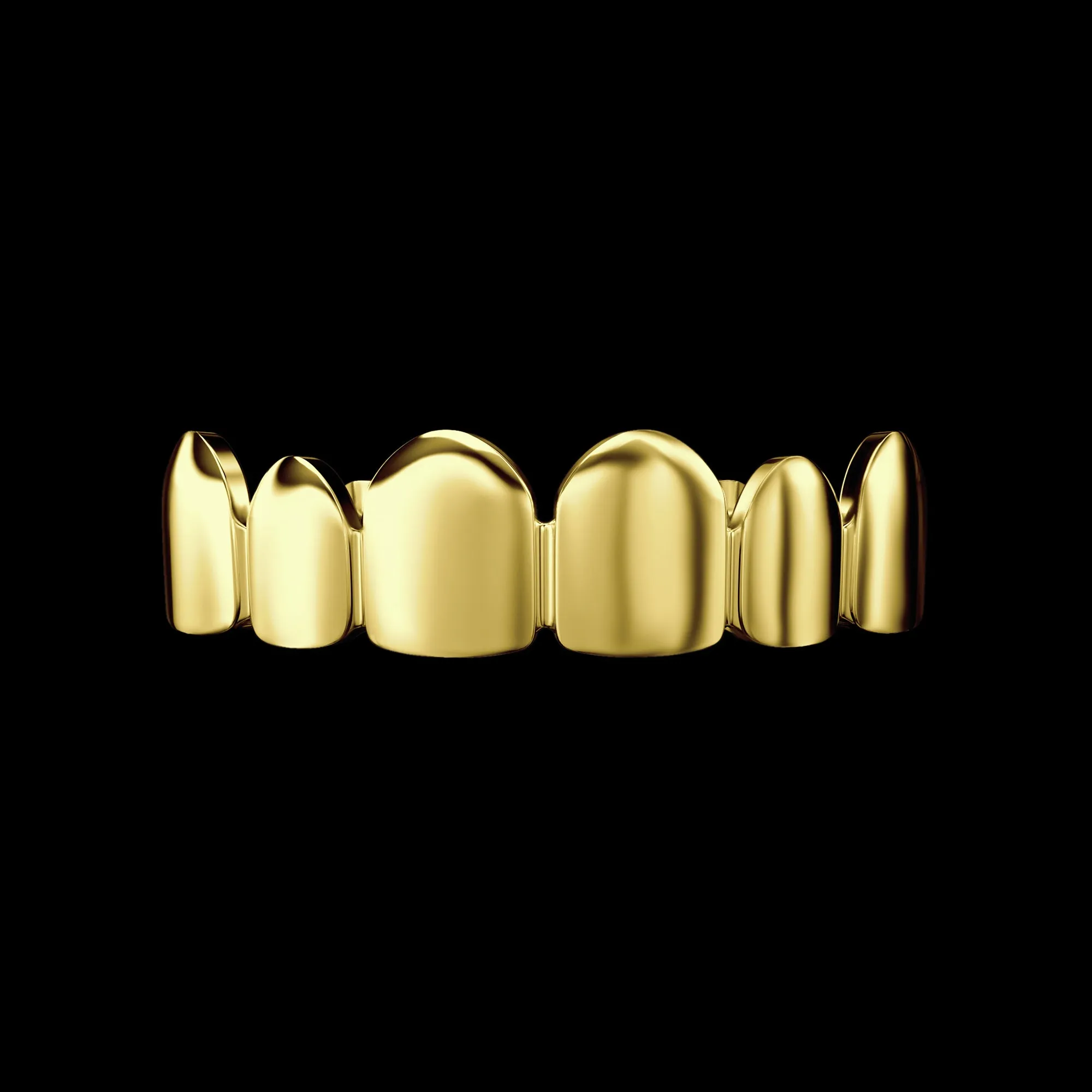 Pre-made Classic Plain Gold Grillz