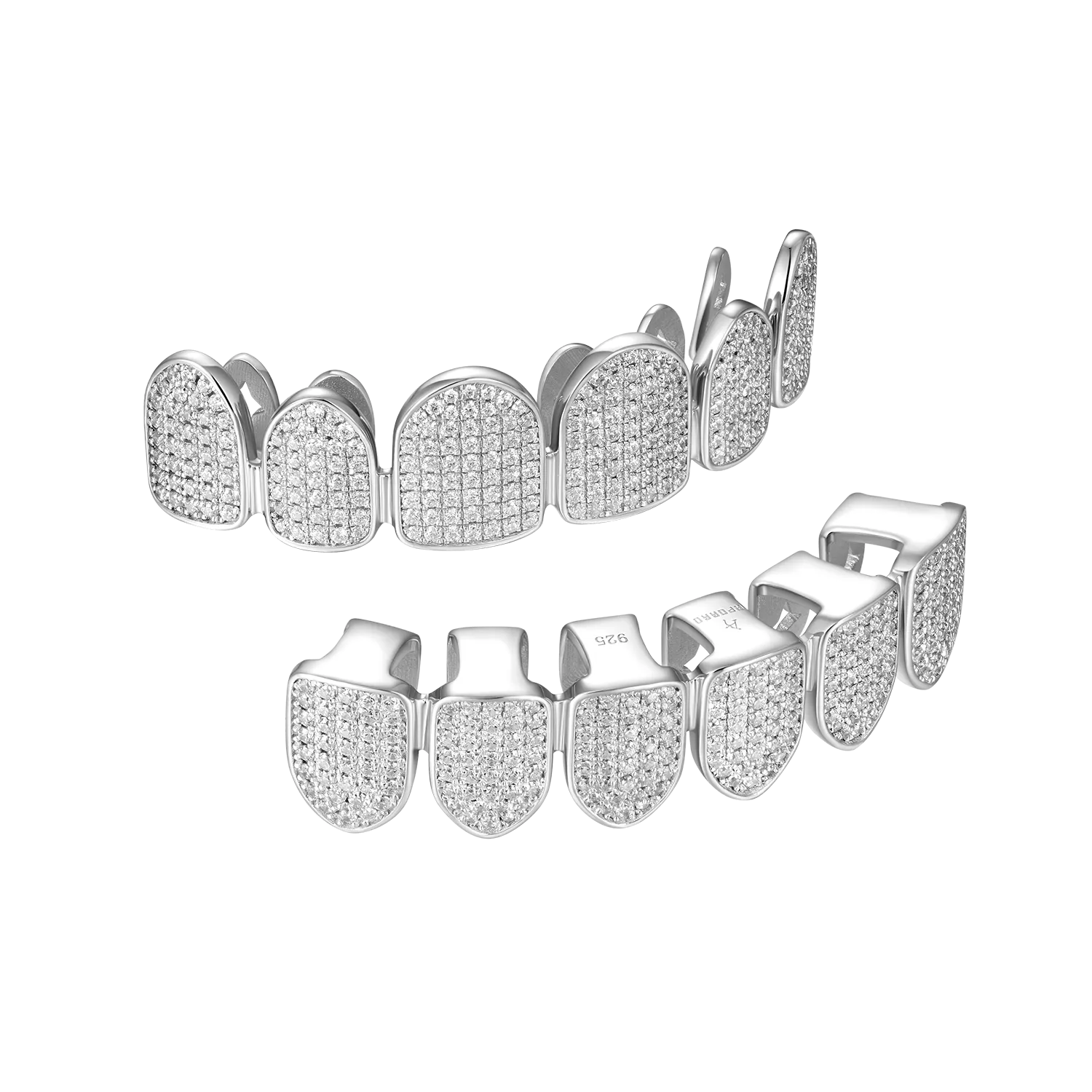 Pre-made Iced Out Gold Grillz