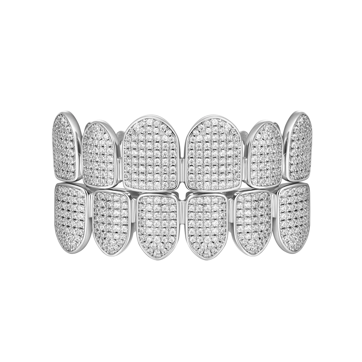 Pre-made Iced Out Gold Grillz