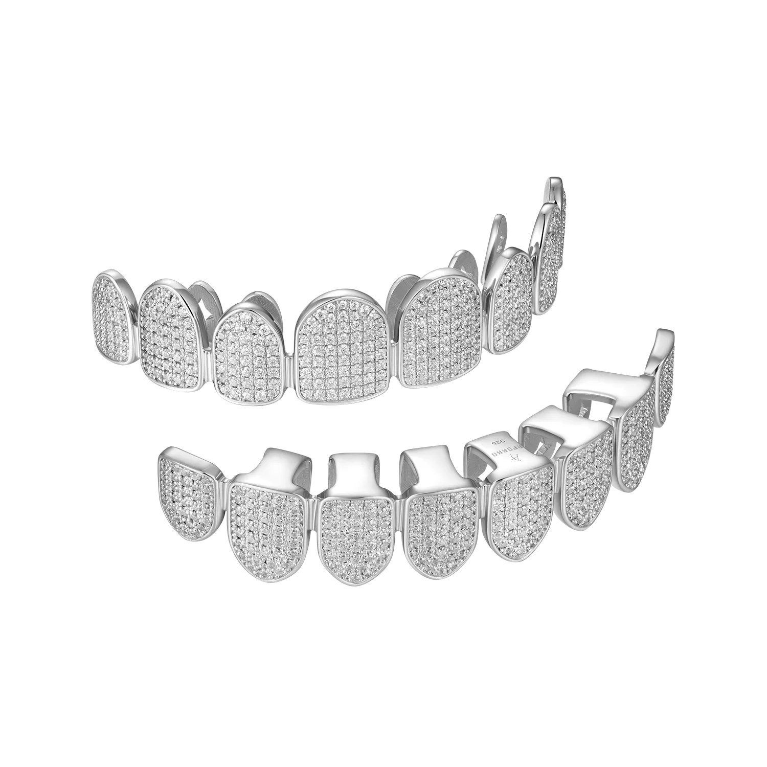 Pre-made Iced Out Gold Grillz