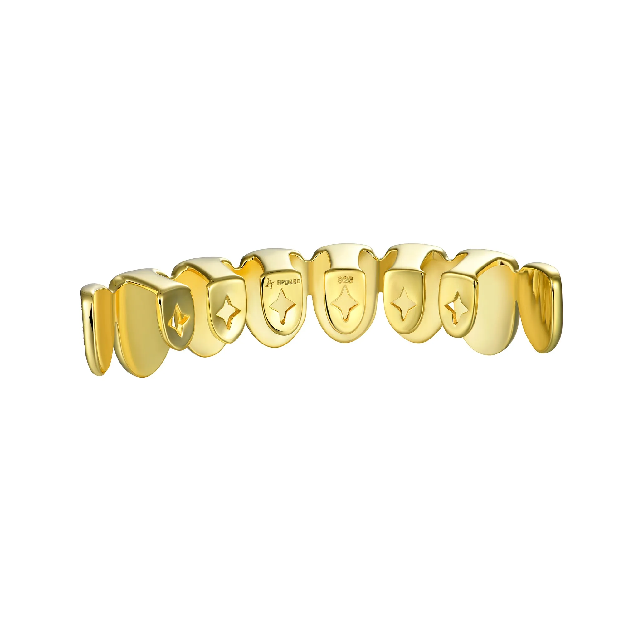 Pre-made Iced Out Gold Grillz