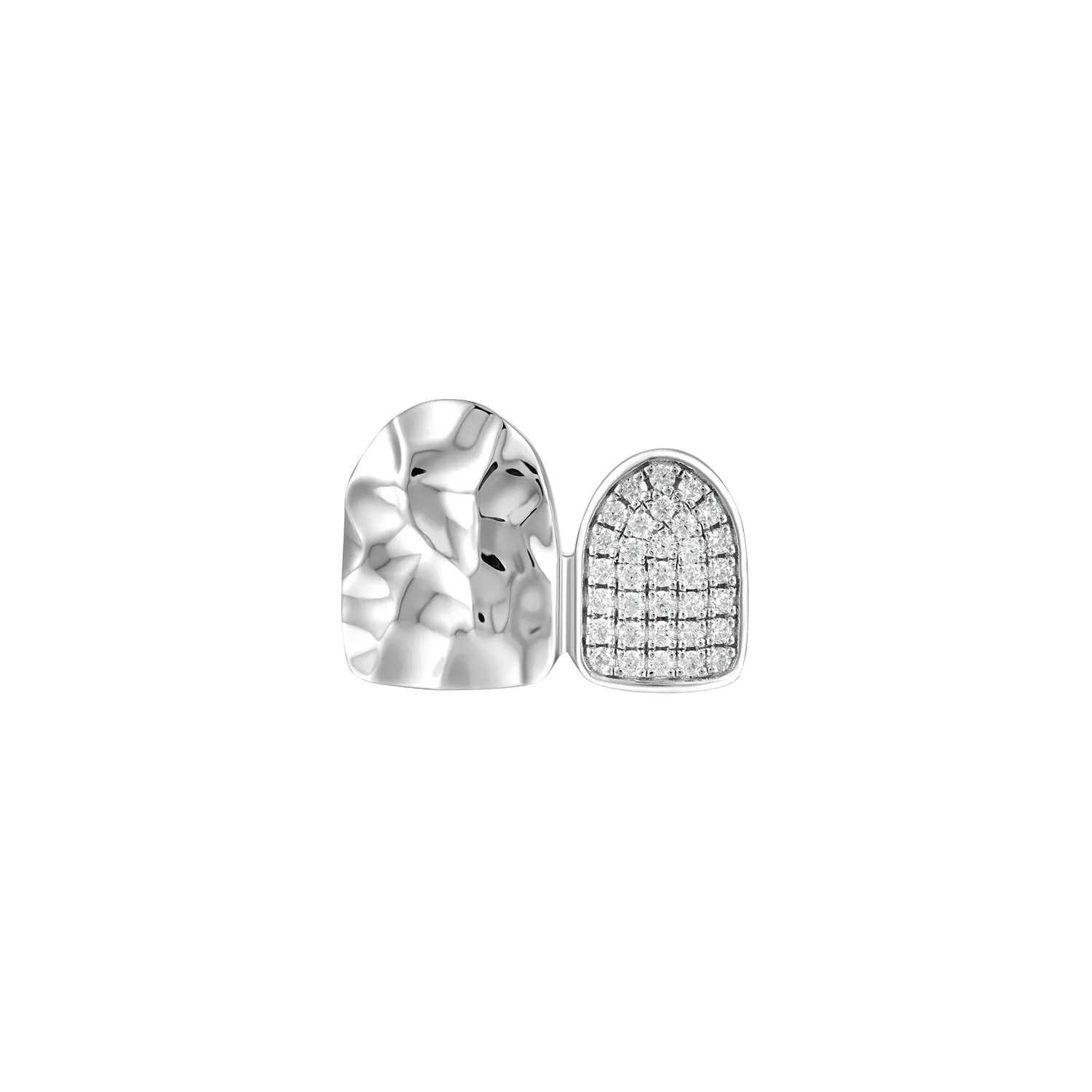 Pre-made Single/Double Cap Diamond Cut Grillz
