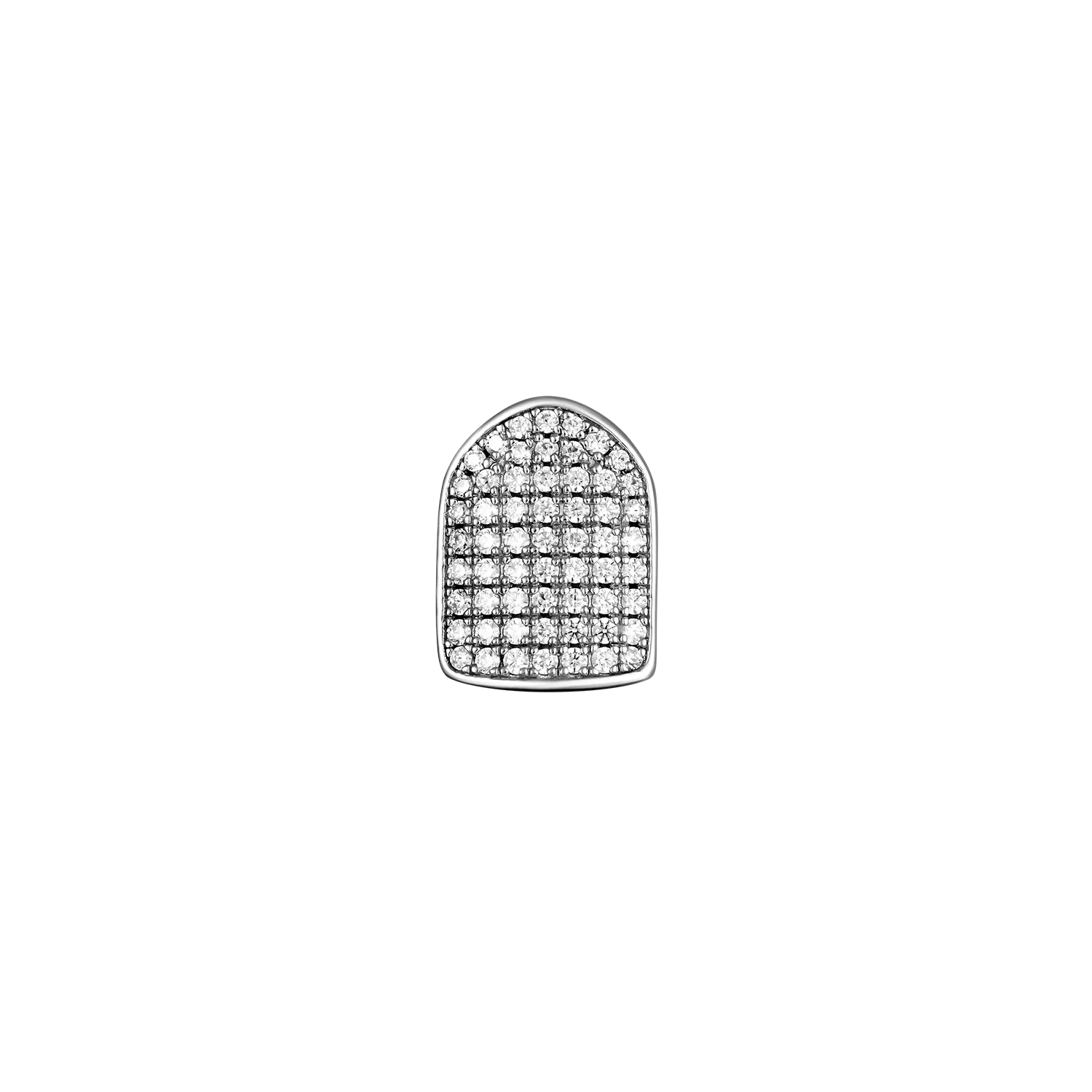 Pre-made Single/Double Cap Iced Out Gold Grillz