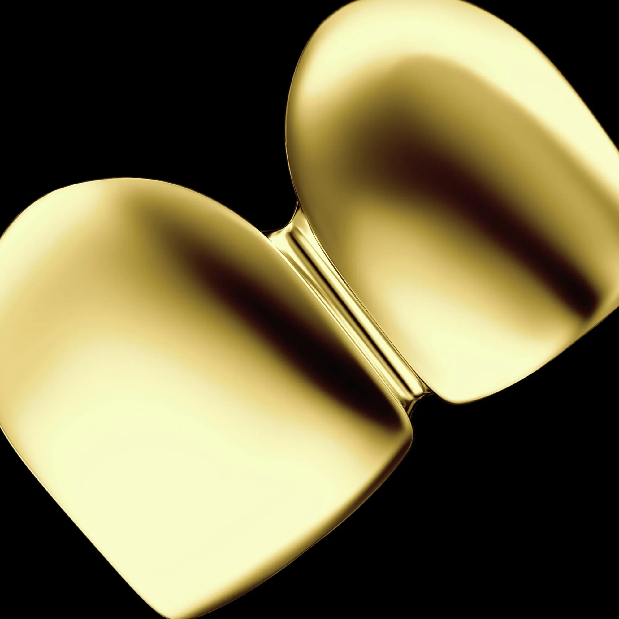 Pre-made Single/Double Caps Classic Gold Grillz