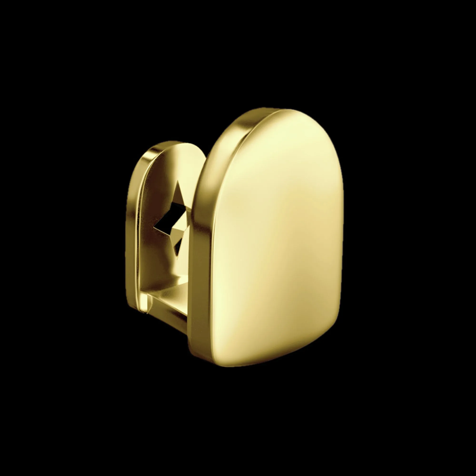 Pre-made Single/Double Caps Classic Gold Grillz