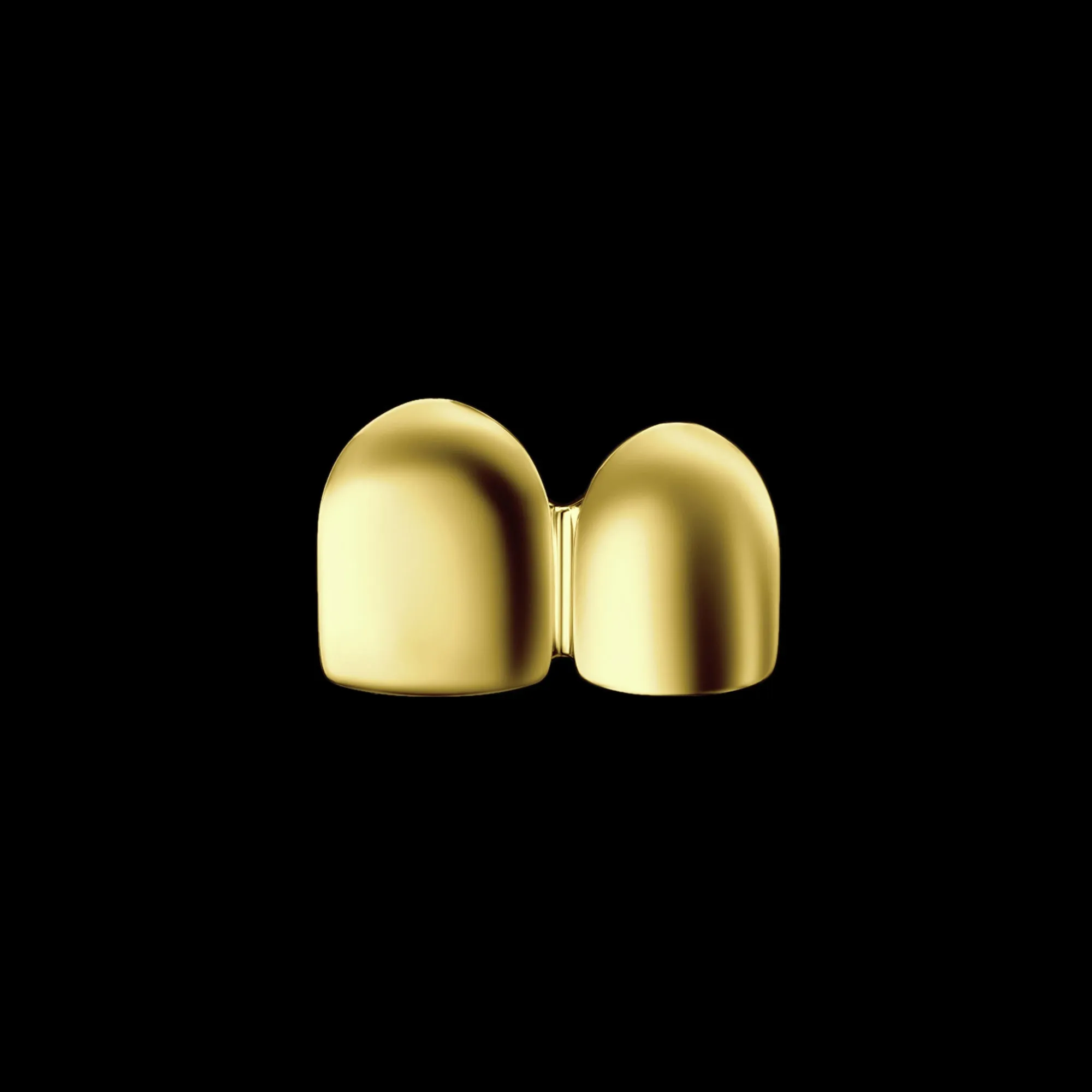 Pre-made Single/Double Caps Classic Gold Grillz