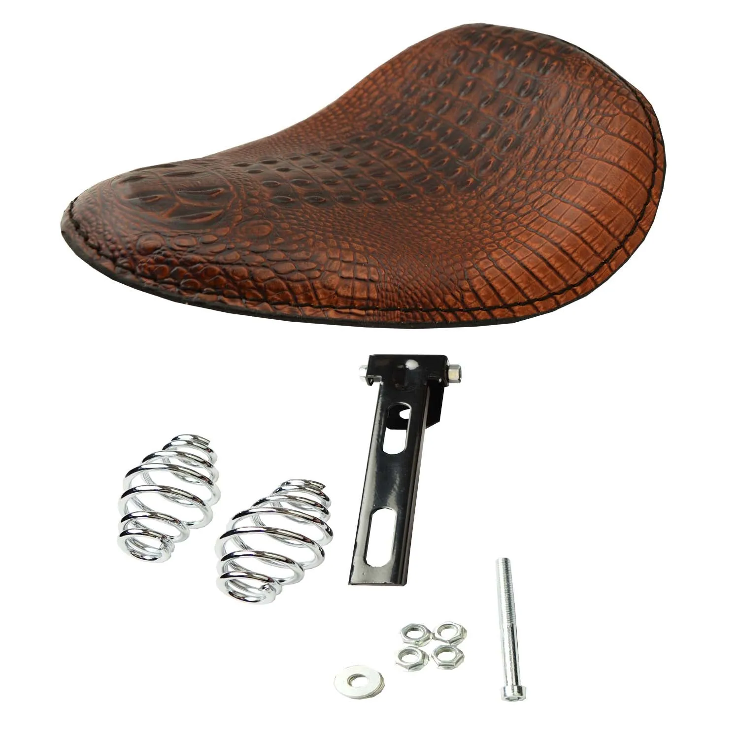 Premium Royal  Cruiser Low Full Seat.(Alligator design)for  Royal Enfield Classic 350/500