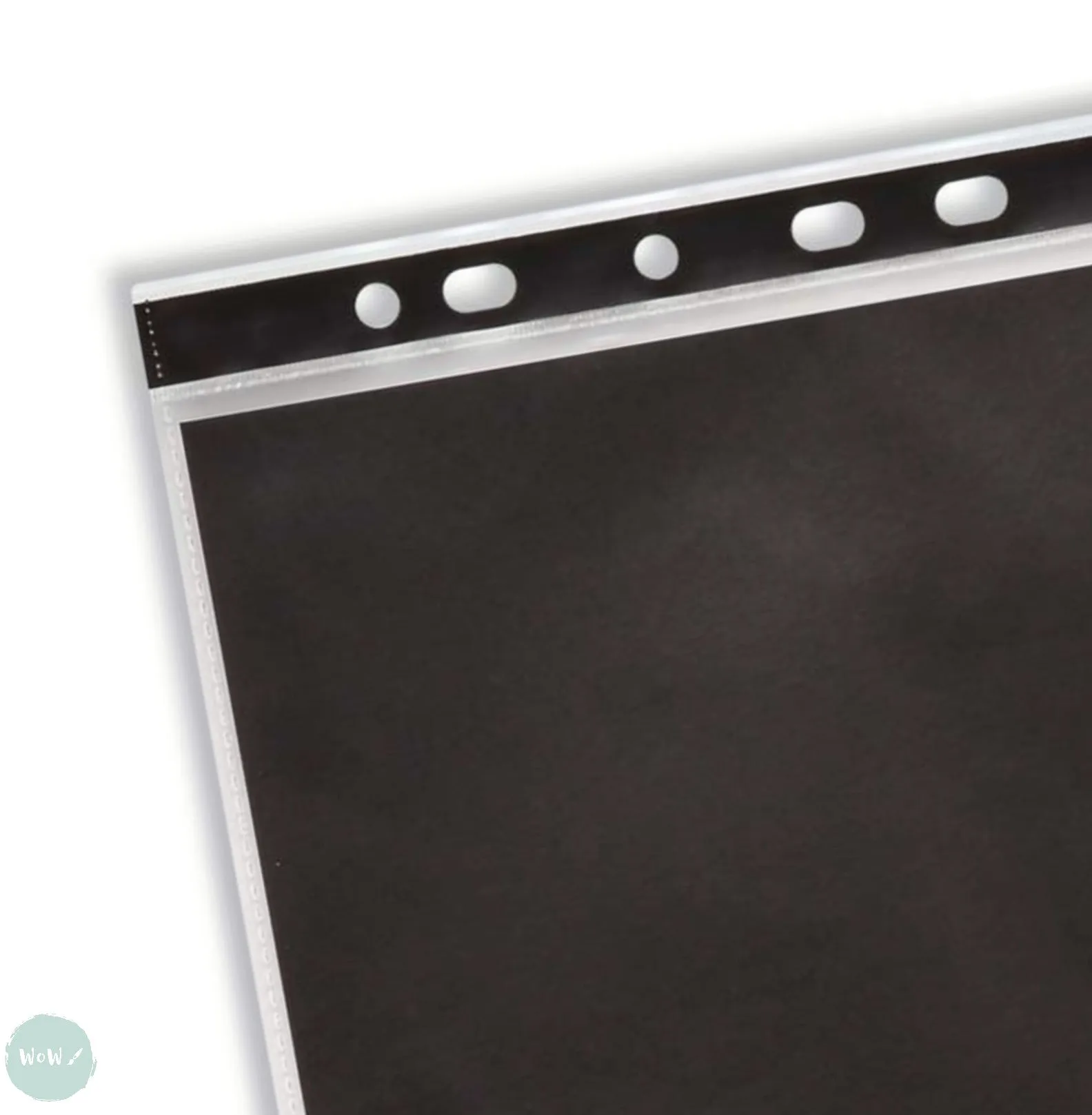 Presentation Portfolio with rings- JET SLEEVES - A3 (pack of 5)