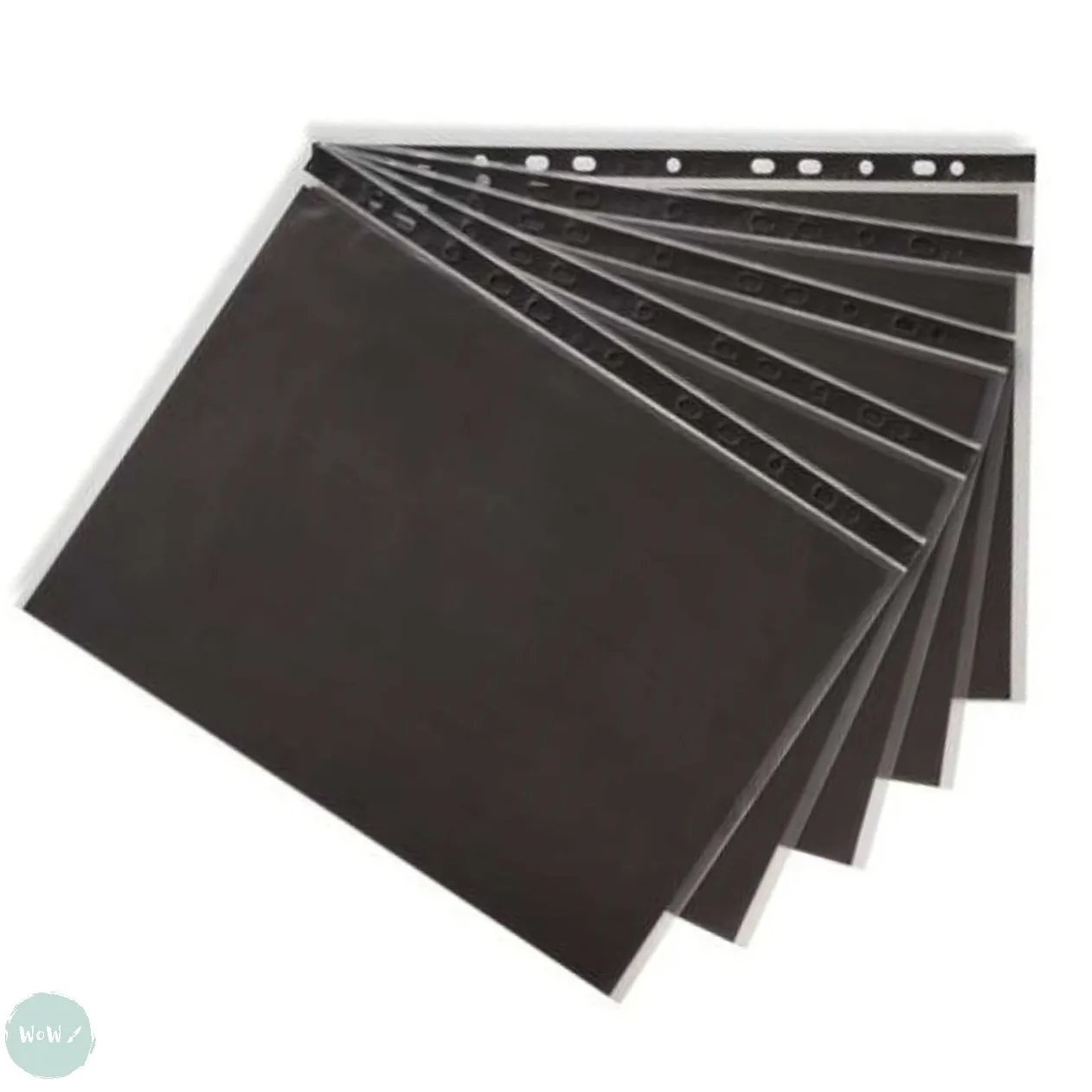 Presentation Portfolio with rings- JET SLEEVES - A3 (pack of 5)