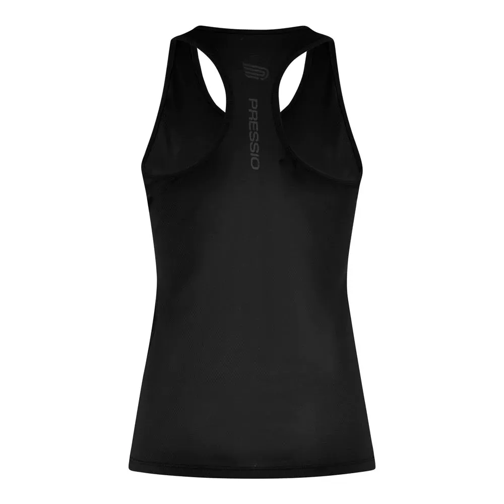 Pressio Women's Perform Singlet - BLK/MAT