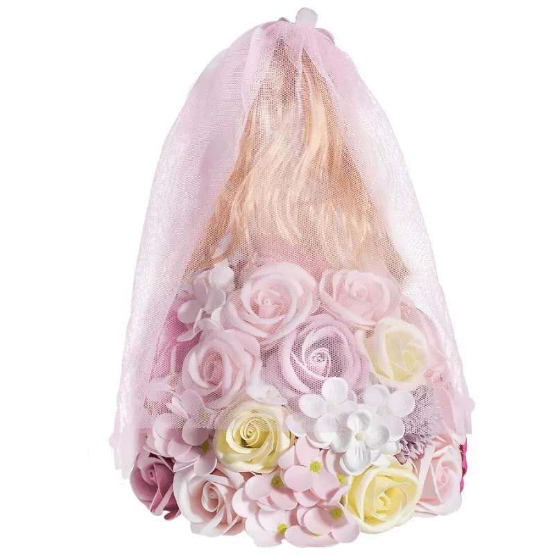 Princess Rose Display – Elegant Handmade Floral Gift