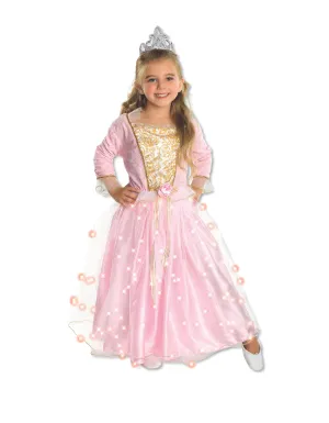 Princess Sparkle Rose Children's Light Up Costume