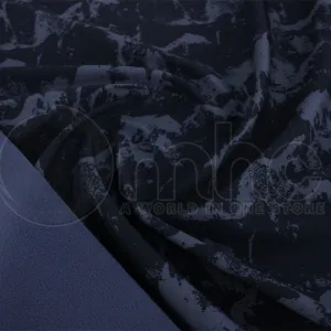 Printed Soft Shell Abstract Fabric Grey 150cm