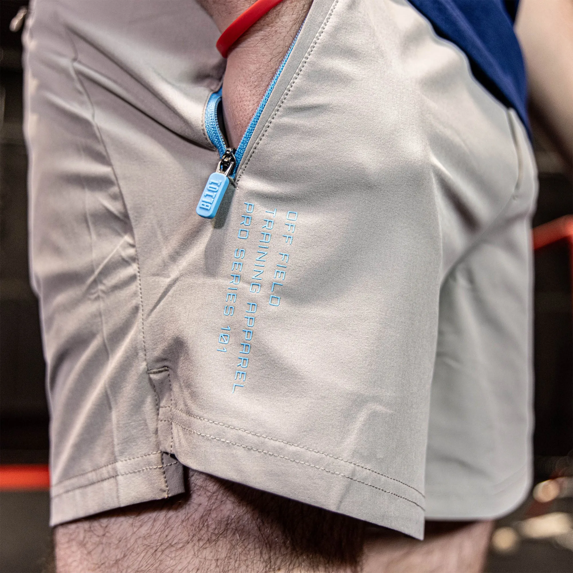 Pro Series Shorts V2 - Gray/Light Blue