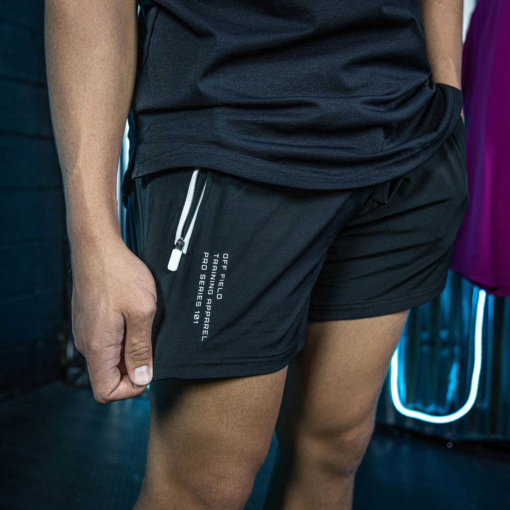 Pro Series Youth Shorts V2 - Black/White