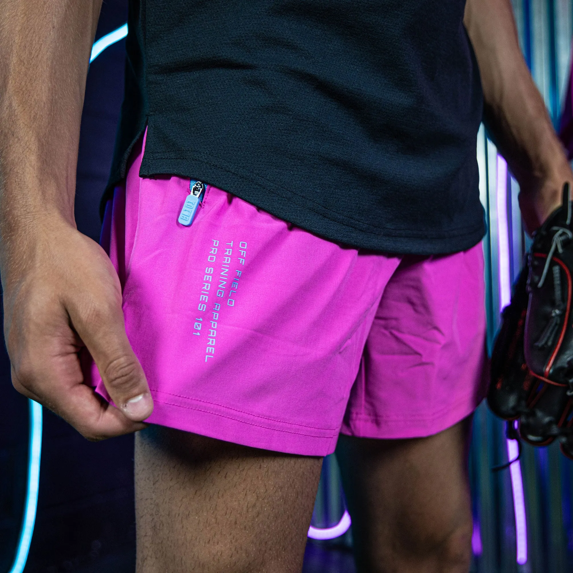 Pro Series Youth Shorts V2 - Cotton Candy Pink