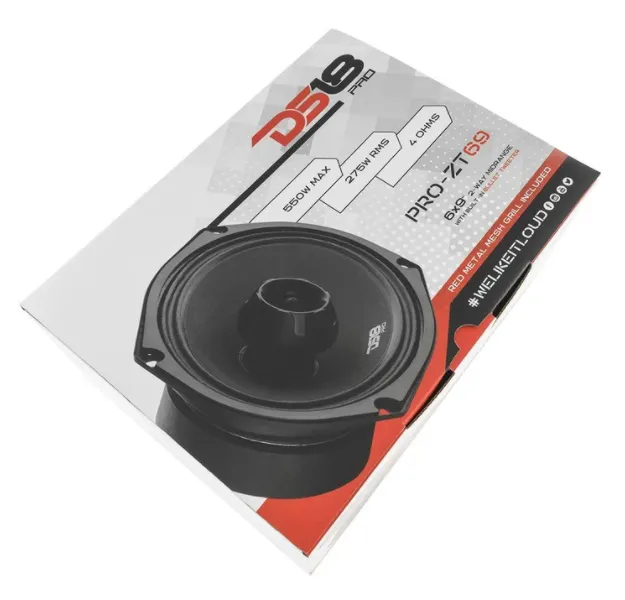 PRO-ZT69 | 6 x 9" 2-WAY MIDRANGE WITH BUILT IN BULLET TWEETER