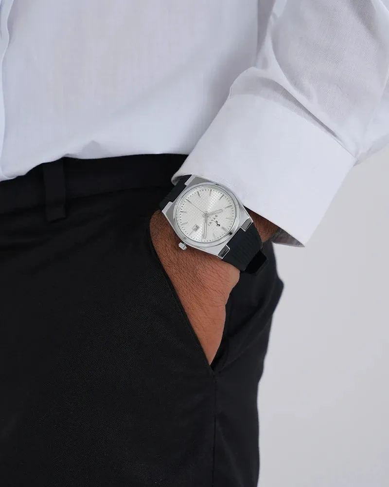Professional Edge White Silver Silicone
