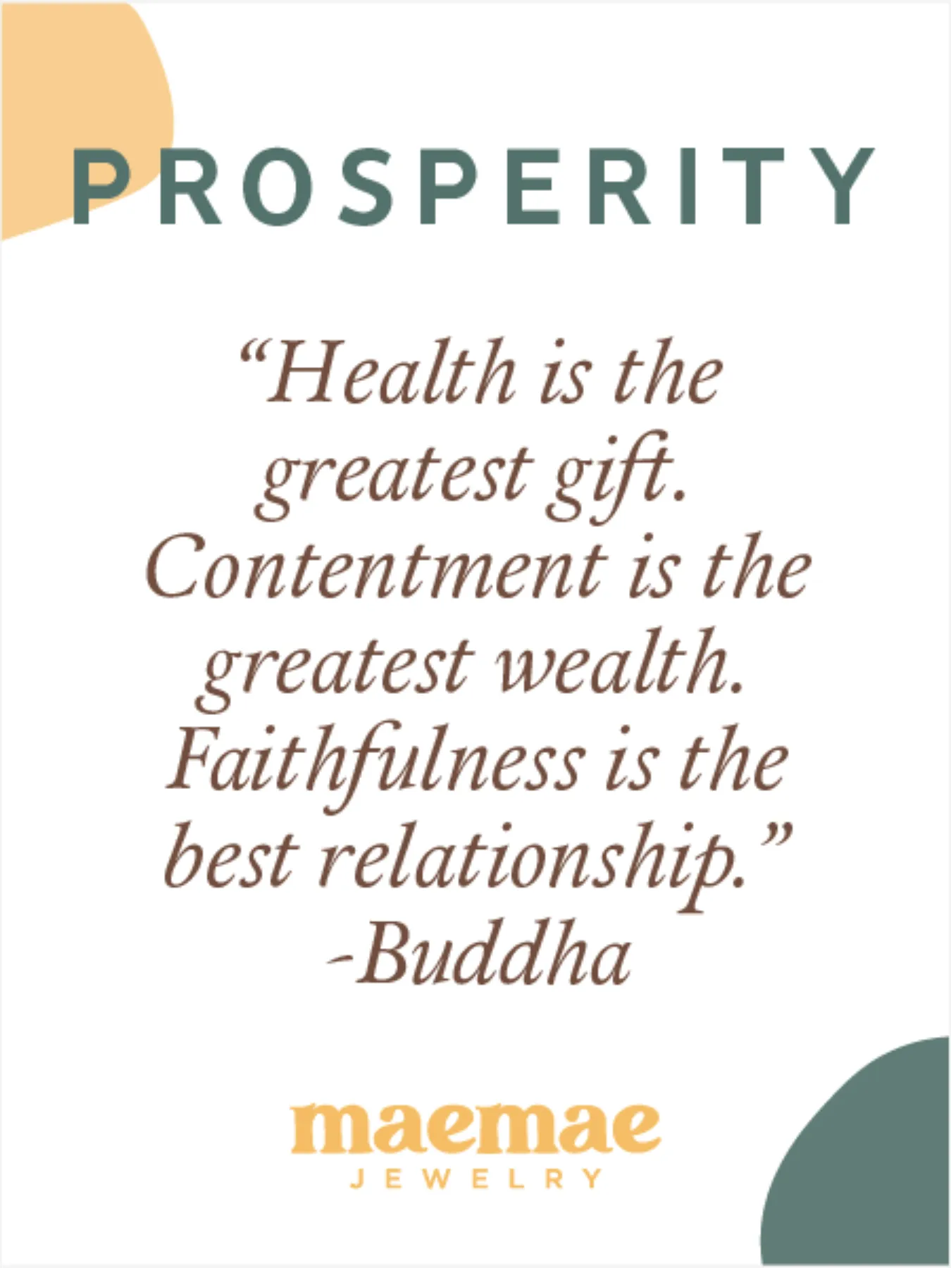Prosperity Baby Buddha