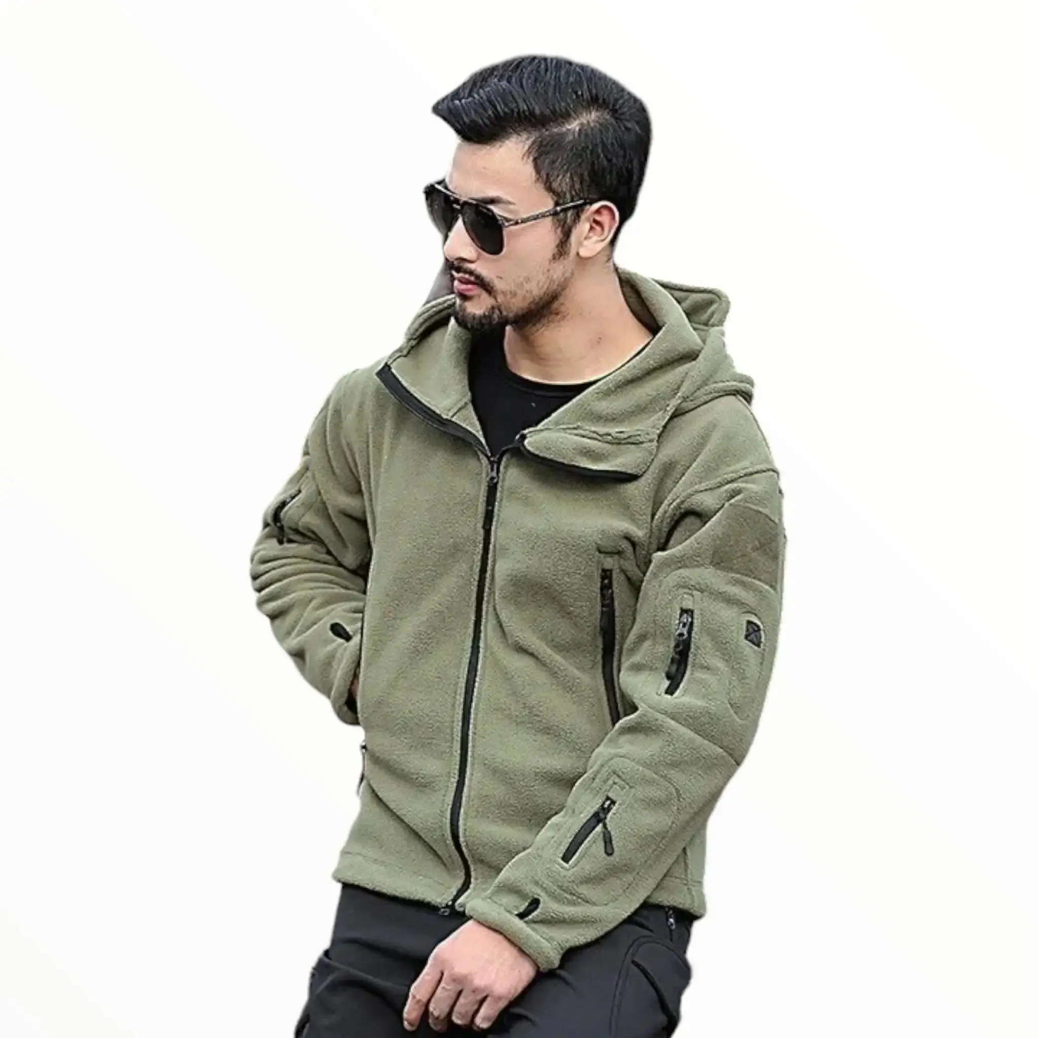 Pull militaire bleu marine