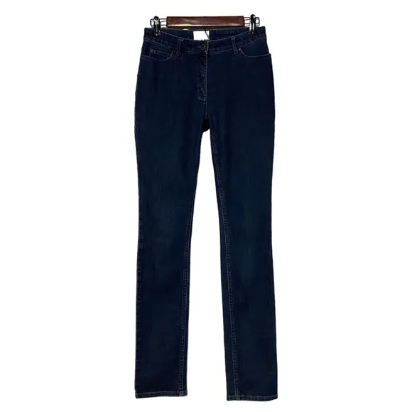 Pure Collection Mowbray Slim Leg Dark Denim Jeans Blue Size 2