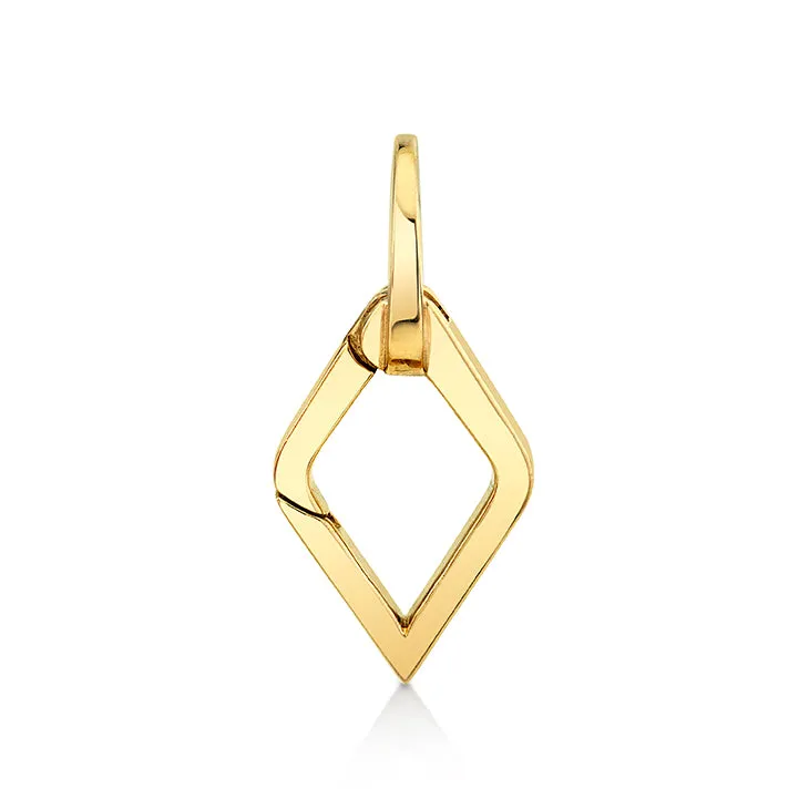 Pure Gold Large Eye Link Clip